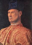BELLINI, Giovanni Portrait of a Condottiere (Jacopo Marcello)  yr6 oil on canvas